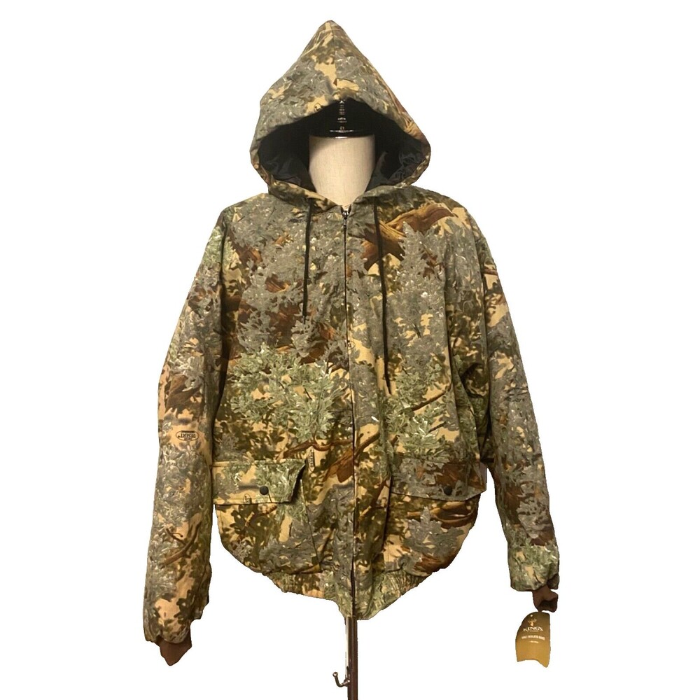 KING'S CAMO Desert Shadow Men's 3XL Insulated Bomber Jacket Hunting Fishing Coat